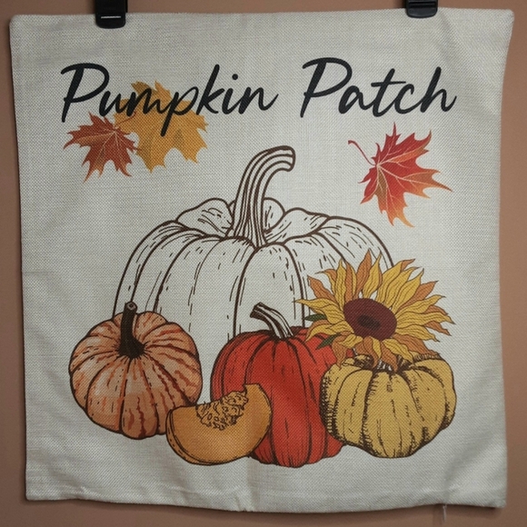 NEW Set of 4 Fall/Thanksgiving Pillowcovers - gnomes, Fall colors - Picture 2 of 11